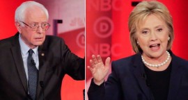 Sparks fly at Clinton, Sanders debate over who is more progressive