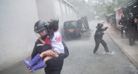 Typhoon Mangkhut Slams Hong Kong and Southern China