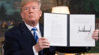 Trump administration to reinstate all Iran sanctions