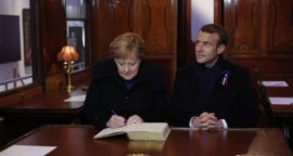 Armistice Day: Macron and Merkel mark end of World War One