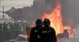 Riots over rising fuel costs plunge Paris into chaos as police struggle to maintain order