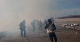 Trump defends use of tear gas on migrant families at US border as he blames parents of children affected