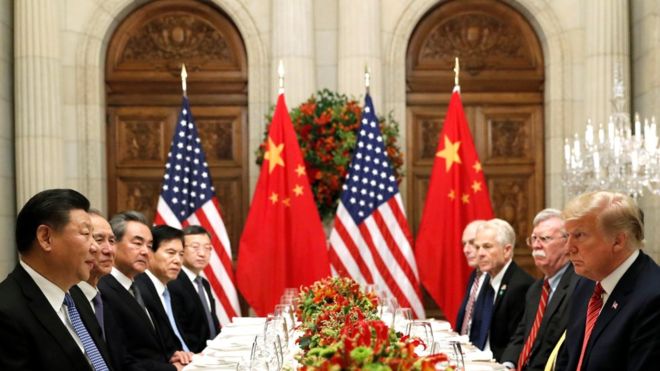 G20: US and China agree to suspend new trade tariffs