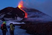 Mount Etna erupts in Sicily amid dozens of tremors