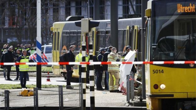 Utrecht shootings: Hunt for gunman after attack on tram